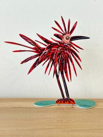 David Gerstein (1944) - Sculpture, Innocent Walker - 22 cm -