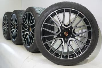 Porsche Cayenne E3 21 inch velgen Continental Winterbanden O, Ophalen of Verzenden