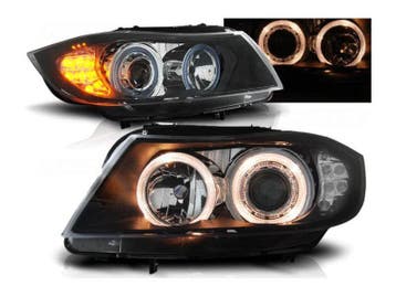 Angel Eyes LED knipperlicht koplamp Black, Verzenden