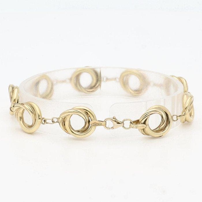 Armband - 18 karaat Geel goud, Handtassen en Accessoires, Armbanden