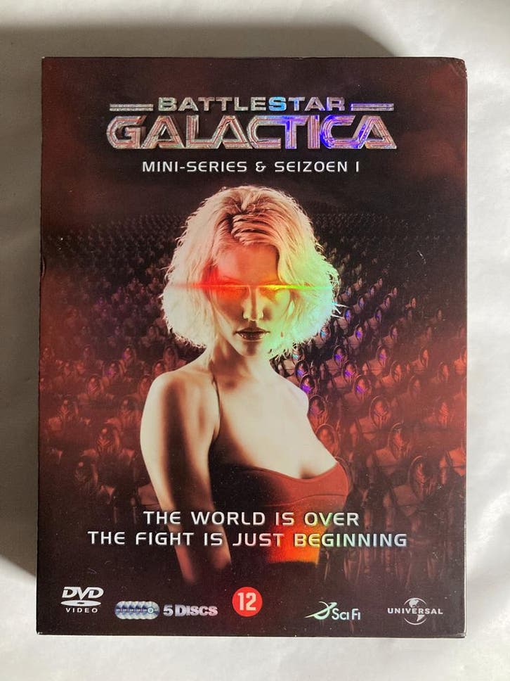 BATTLESTAR GALACTICA MINISERIES EN SEIZOEN 1 (DVD), Cd's en Dvd's, Dvd's | Overige Dvd's, Gebruikt