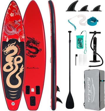 FEATH-R-LITE Opblaasbaar Stand-Up Paddleboard (SUP) met acce, Verzenden, Nieuw