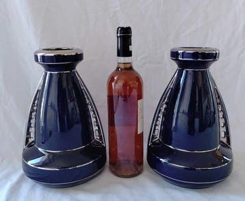Faïencerie De Bruyn - Vase (2) - Deux vases Art déco