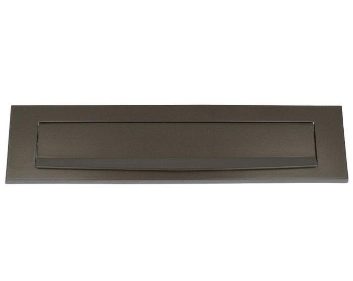 Briefplaat BASICS LB535 Donker Brons, Tuin en Terras, Brievenbussen, Ophalen of Verzenden