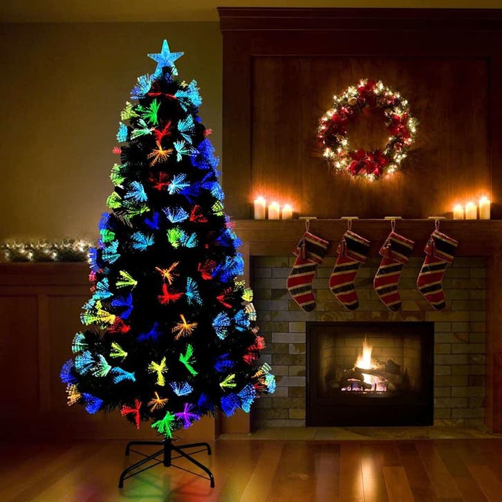 vidaXL Kunstkerstboom met 210 LED met standaard Groen 180 cm, Diversen, Kerst, Nieuw, Verzenden
