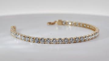 Zonder minimumprijs - Armband - 14 karaat Geel goud -, Handtassen en Accessoires, Nieuw
