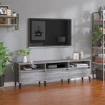 vidaXL Tv-meubel 150x30x44,5 cm bewerkt hout grijs sonoma, Huis en Inrichting, Kasten |Televisiemeubels, Verzenden, Nieuw