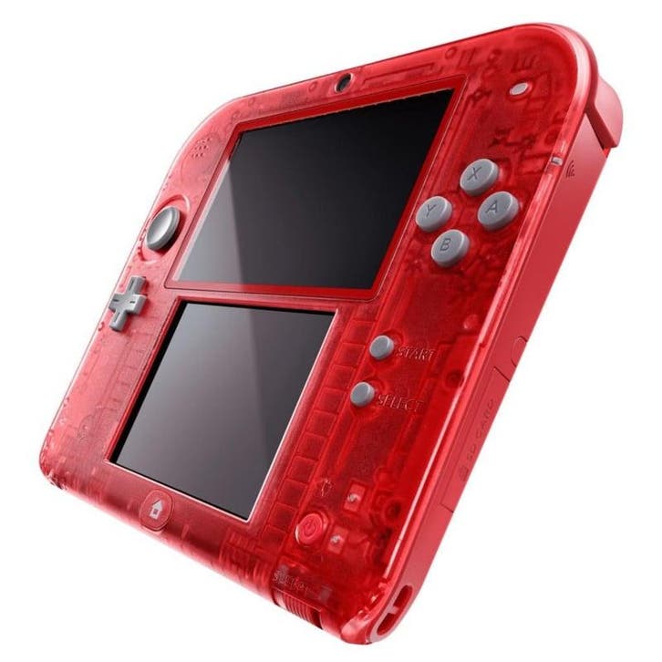 Nintendo 2DS Transparant Rood (Nette Staat) - Behuizing B..., Games en Spelcomputers, Spelcomputers | Nintendo 2DS en 3DS, Zo goed als nieuw