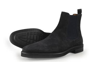 Manfield Chelsea boots in maat 45 Blauw, Manfield, Boots, Gedragen, Verzenden