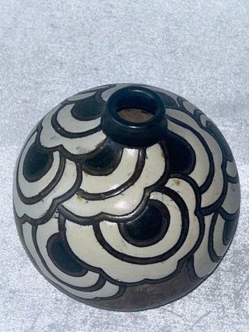 Boch Keramis Gres - Charles Catteau - Vaas - Model D863 A -, Antiek en Kunst