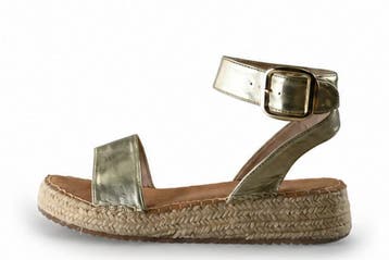 Posh Espadrilles in maat 40 Goud, Kleding | Dames, Schoenen, Espadrilles, Overige kleuren, Verzenden, Zo goed als nieuw