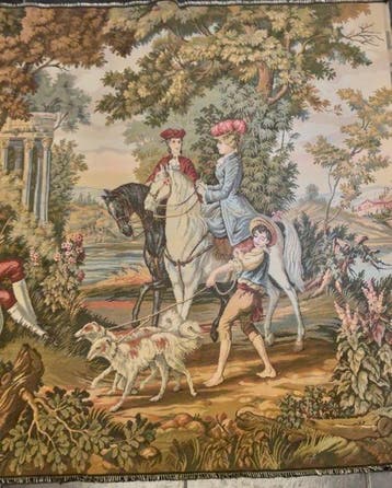 Vantinge Mobelindustri Style Aubusson - tissage jacquard -