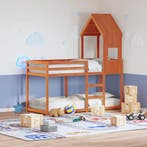 vidaXL Kinderbedhuisje 55x99x139,5 cm massief grenenhout, Verzenden, Nieuw