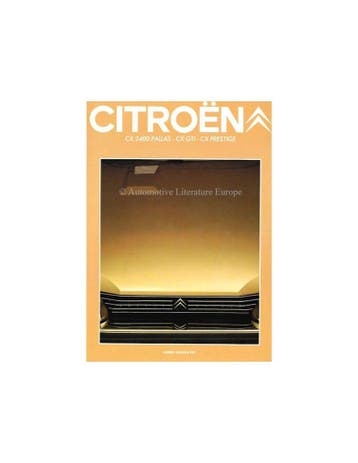 1981 CITROËN CX BROCHURE FRANS, Ophalen of Verzenden, Nieuw