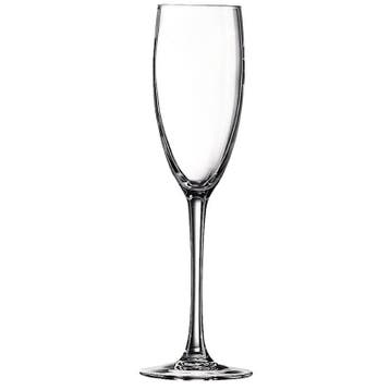 Champagneglazen | CABERNET | Kristalglas | 16cl | 24 Stuks, Verzenden