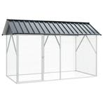 vidaXL Vogelkooi Antraciet 227 x 112 x 141 cm Gegevens staal, Dieren en Toebehoren, Verzenden, Nieuw