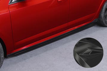 Zijskirts voor Skoda Octavia 3 Type 5E RS SS523-C, Verzenden, Nieuw