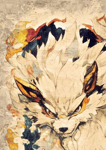 Boriani - Pokemon Arcanine oil - limited edition 1/25, Nieuw