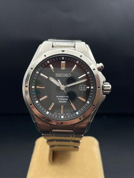 Seiko - Kinetic - Zonder minimumprijs - 5M82-0B6 - Heren -, Handtassen en Accessoires, Horloges | Antiek