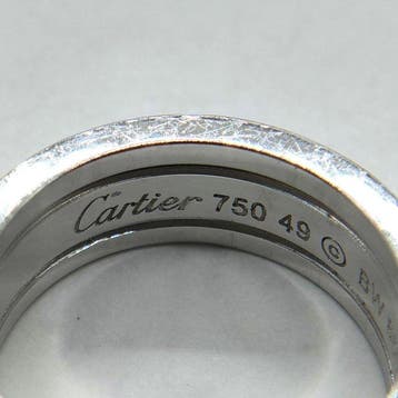 Cartier - Bague - 18 carats Or blanc - c2
