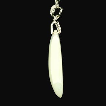 Jade - Zilver, Type A Jadeiet - Zilver – Gecertificeerde, Antiquités & Art