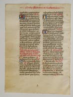 Manuscript - Manuscript from a French Book of Hours - ca.