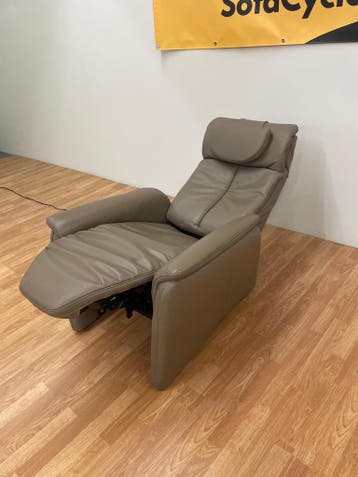 Hukla fauteuil taupe met relaxfunctie – tweedehands, Huis en Inrichting, Verzenden, Nieuw