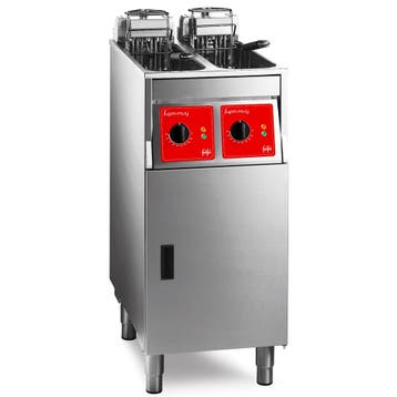 Friteuse | SUPER EASY | Elektrisch | 9+9L | 95°C/190°C |, Verzenden