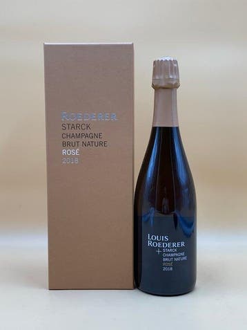 2018 Louis Roederer, Starck Brut Nature Rosé - Champagne - 1, Nieuw