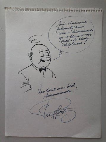 Paul Geerts - 1 Original drawing - Suske en Wiske - Lambik -