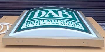 Enseigne bière Dab - Caisson lumineux - Polycarbonate