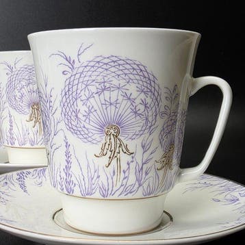 Lomonosov Imperial Porcelain Factory - Kop en schotel (4) -
