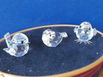 Swarovski - Beeldje - Mus usa ,mus en mini mus (3) - Kristal