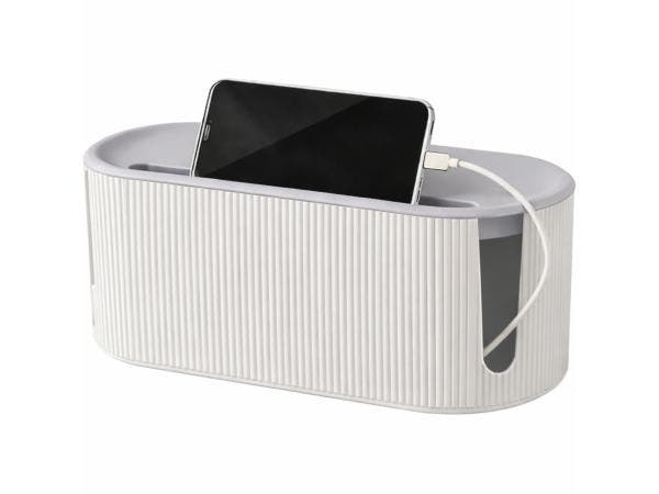 Veiling - We-Bora Kabelbox Stekkerdoos - Kabel Opbergbox Wit, Articles professionnels, Aménagement de Bureau & Magasin | Fournitures de bureau