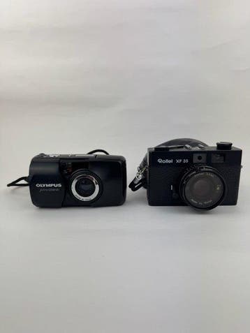 Olympus, Rollei Mju Zoom 105, XF 35 Middenformaatcamera, Audio, Tv en Foto, Fotocamera's Analoog, Nieuw