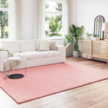 vidaXL Antislip vloerkleed van imitatie konijnenbont OLITE, Verzenden