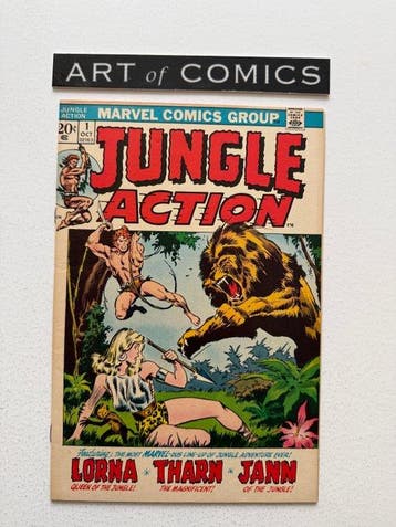 Jungle Action #1, #2, #3, #4 - 2 comics with rare National, Boeken, Nieuw