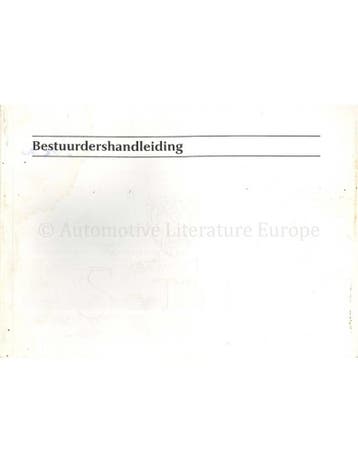 1999 JAGUAR S-TYPE INSTRUCTIEBOEKJE NEDERLANDS, Auto diversen, Handleidingen en Instructieboekjes