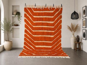 Authentiek Beni Ouarain tapijt – Berber minimalistisch, Huis en Inrichting, Stoffering | Tapijten en Vloerkleden, Nieuw