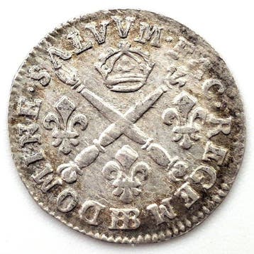 France. Louis XIV (1643-1715). 5 Sols 1703-BB, Strasbourg