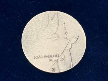 Portugal. medalha Papa João Paulo II 25 anos do seu