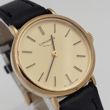 Longines - Round Champagne Dial Manual Winding - Zonder, Handtassen en Accessoires