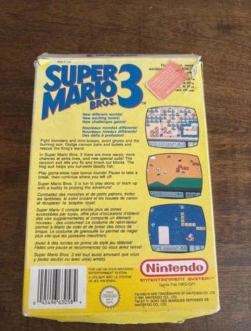 Nintendo - Nes - Super Mario Bros. 3 - Videogame - In, Nieuw