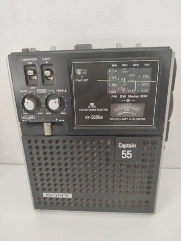 Sony - ICF-5500M / Captain 55 / 4-Band Portable Radio à, Nieuw