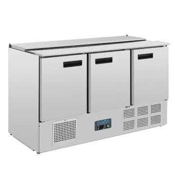 G-serie RVS gekoelde saladette 3-deurs | 368L | 1/1 GN |, Verzenden, Nieuw in verpakking
