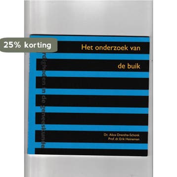 Het onderzoek van de buik 9789077201039 A. Drenthe, Boeken, Verzenden, Gelezen, A. Drenthe