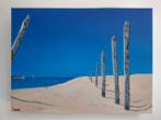 Cyril Beaufils (XX) - Depuis les dunes, Antiek en Kunst, Kunst | Schilderijen | Klassiek