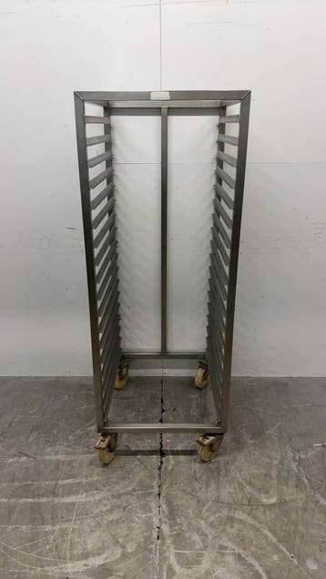 RVS Regaalwagen 2/1 GN 60 x 69 x 160.5 cm Horeca, Ophalen of Verzenden