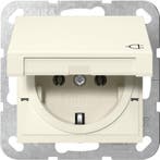 Prise Schuko Gira Système 55 Avec Capot À Charnière - 445401, Verzenden, Nieuw