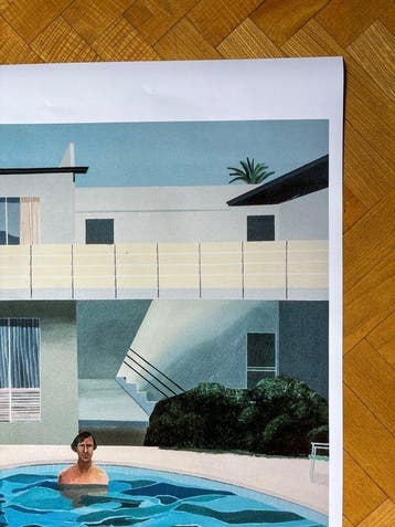 David Hockney (after) - Portrait of Nick Wilder, 1966 /, Nieuw